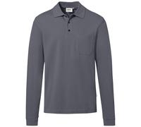 Hakro | Pocket-Longsleeve-Polo | Mikralinar Eco | 0817 | anthrazit XL