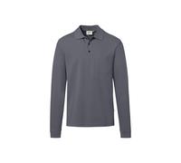 Hakro Pocket-Longsleeve-Polo Mikralinar Eco 0817 anthrazit XS