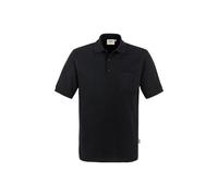 HAKRO Pocket-Poloshirt Mikralinar® 812, schwarz, Größe XS (Arbeitshemd & Arbeitsshirt)