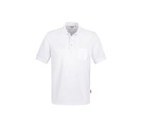 HAKRO Pocket-Poloshirt Mikralinar® 812, weiß, Größe L (Arbeitshemd & Arbeitsshirt)