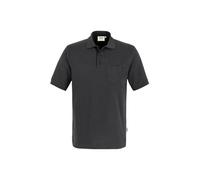 HAKRO Pocket-Poloshirt Mikralinar® 812, karbongrau, Größe 5XL (Arbeitshemd & Arbeitsshirt)