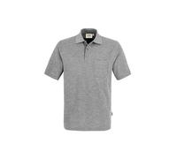 Hakro Pocket-Poloshirt Top - grau-meliert 3XL