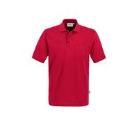 HAKRO Pocket-Poloshirt Top | Herren | 0802002009 | rot | Gr. 3XL