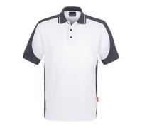 Hakro Polo-Shirt Contrast Performance, weiß, Unisex-Größe: S