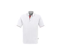 HAKRO Poloshirt Casual 803, weiß/rot, Größe 3XL (Arbeitshemd & Arbeitsshirt)
