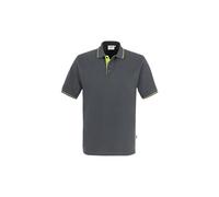 HAKRO Poloshirt Casual 803, anthrazit/kiwi, Größe XS (Arbeitshemd & Arbeitsshirt)