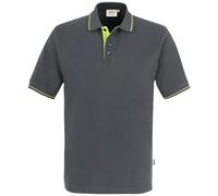 HAKRO Poloshirt Casual Herren #803 Gr. 2XL anthrazit/kiwi