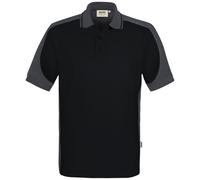 HAKRO Performance Regular Fit Poloshirt Schwarz/karbongrau, Zweifarbig