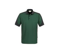 Hakro Poloshirt Contrast Mikralinar® - Tanne / Anthrazit , XL (EU)