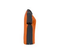 Hakro Poloshirt Contrast MIKRALINAR Damen - Orange / Anthrazit , M (EU)