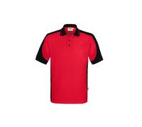 HAKRO Performance Regular Fit Poloshirt rot/schwarz, Zweifarbig