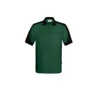 HAKRO Performance Regular Fit Poloshirt Tanne/schwarz, Zweifarbig
