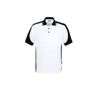 Hakro | Poloshirt Contrast Mikralinar Eco | 0539 | weiß/schwarz 2XL