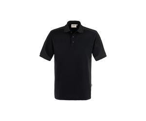 HAKRO Poloshirt Contrast MIKRALINAR® schwarz/anthrazit, 2XL - 839 - schwarz/anthrazit | 2XL