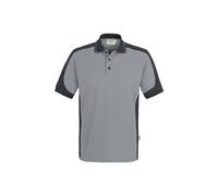 HAKRO Poloshirt Contrast MIKRALINAR® titan/anthrazit, XL - 839 - titan/anthrazit | XL