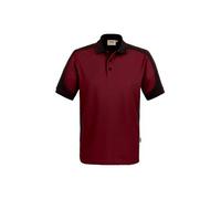 Polo-Shirt "PERFORMANCE CONTRAST" 839 weinrot 6XL