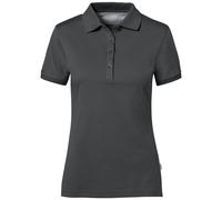 HAKRO Poloshirt Cotton-Tec Damen #214 Gr. S anthrazit