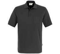 HAKRO Pocket-Poloshirt Mikralinar® 812, karbongrau, Größe 2XL (Arbeitshemd & Arbeitsshirt)