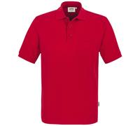HAKRO Pocket-Poloshirt Mikralinar® 812, rot, Größe 4XL (Arbeitshemd & Arbeitsshirt)