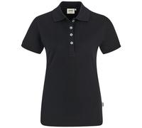 HAKRO Damen Poloshirt Stretch 222, schwarz, Größe XL (Arbeitshemd & Arbeitsshirt)