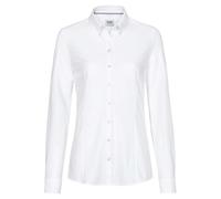 HAKRO Regular Fit Bluse weiss, Einfarbig