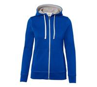HAKRO Regular Fit Damen Kapuzenjacke blau, Einfarbig
