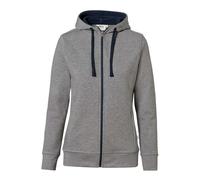 HAKRO Regular Fit Damen Kapuzenjacke grau, Einfarbig