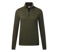 HAKRO Regular Fit Damen Longsleeve olive, Einfarbig