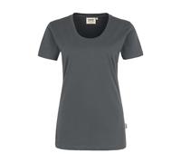 HAKRO Regular Fit Damen T-Shirt dunkelgrau, Einfarbig