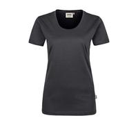HAKRO Regular Fit Damen T-Shirt dunkelgrau, Einfarbig