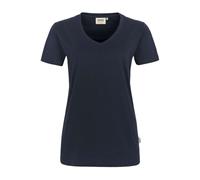 HAKRO Damen V-Shirt Mikralinar® 181, tinte, Größe 6XL (Arbeitshemd & Arbeitsshirt)