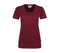 HAKRO Regular Fit Damen T-Shirt weinrot, Einfarbig
