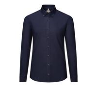 HAKRO Regular Fit Hemd dunkelblau, Einfarbig