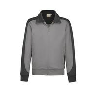 Hakro Sweatjacke Contrast Perf titan/anthrazit Gr.L 477