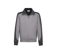 Hakro Sweatjacke Contrast Performance, HK477-titan, 3XL