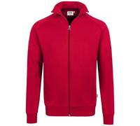 HAKRO Sweatjacke Premium #606 Gr. XL rot
