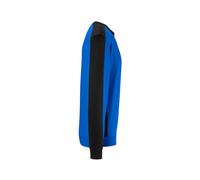 Hakro Sweatshirt Contrast MIKRALINAR® ECO - Royalblau / Schwarz , S (EU)