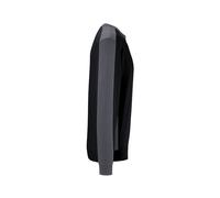 Hakro Sweatshirt Contrast MIKRALINAR® ECO - Schwarz / Karbongrau , M (EU)