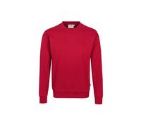 HAKRO 475 Comfort Fit Sweatshirt Rundhals rot, Einfarbig