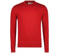 HAKRO Performance Comfort Fit Sweatshirt Rundhals rot, Einfarbig