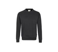 HAKRO 475 Comfort Fit Sweatshirt karbongrau, Einfarbig