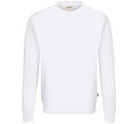 HAKRO 475 Comfort Fit Sweatshirt Rundhals weiss, Einfarbig