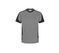 HAKRO T-Shirt Contrast Mikralinar® 290, titan/anthrazit, Größe M (Arbeitshemd & Arbeitsshirt)