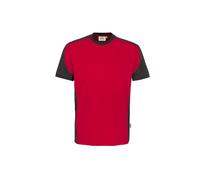 Hakro T-Shirt-Contrast Performance - rot 2XL