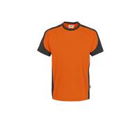HAKRO 290 Comfort Fit T-Shirt Rundhals orange/anthrazit, Einfarbig