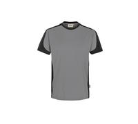 HAKRO T-Shirt Contrast MIKRALINAR® titan/anthrazit, M