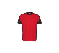 Hakro T-Shirt Contrast Performance, rot, Unisex-Größe: M