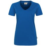 HAKRO V-T-Shirt Mikralinar Damen #181 Gr. L royalblau