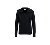 Hakro Damen Sweatjacke Nr. 406 – Regular Fit – Schwarz – Größe L