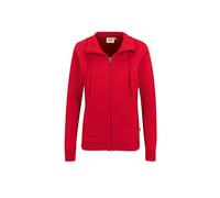 Hakro Damen-Sweatjacke College, Farbe rot, Größe XL